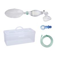M1115 Silicone Reusable Resuscitator for Child w/ Peep Valve and transparent carried box
