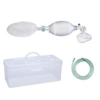 M1124 Silicone Autoclaved Resuscitator for Adult w/ transparent carried box